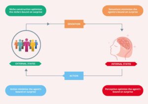 Ein Diagramm, das die verschiedenen Stadien der psychischen Gesundheit einer Person veranschaulicht, mit besonderem Schwerpunkt auf den Auswirkungen der Kinderosteopathie.